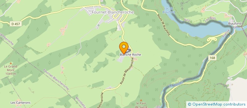 localisation de l'entreprise SCI LES CHAUCHETS  FOURNET-BLANCHEROCHE