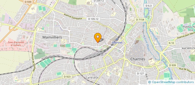 localisation de l'entreprise SCI LES CHAUMES à MAINVILLIERS
