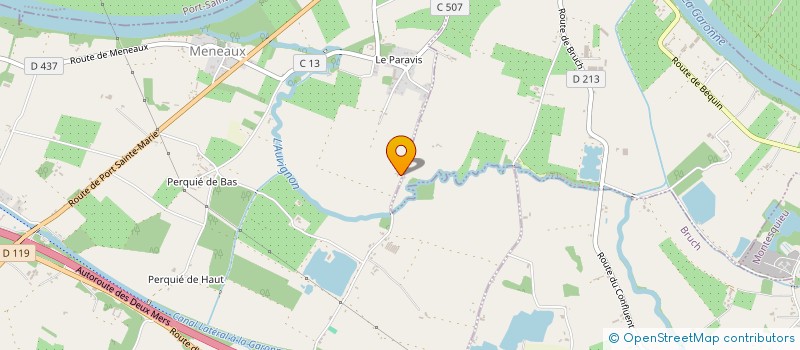 localisation de l'entreprise SCI LES CHAUMES  FEUGAROLLES