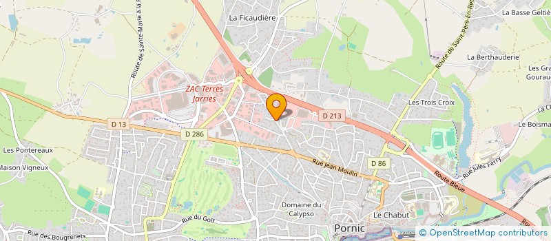 localisation de l'entreprise SCI  LES CHAUMES  PORNIC