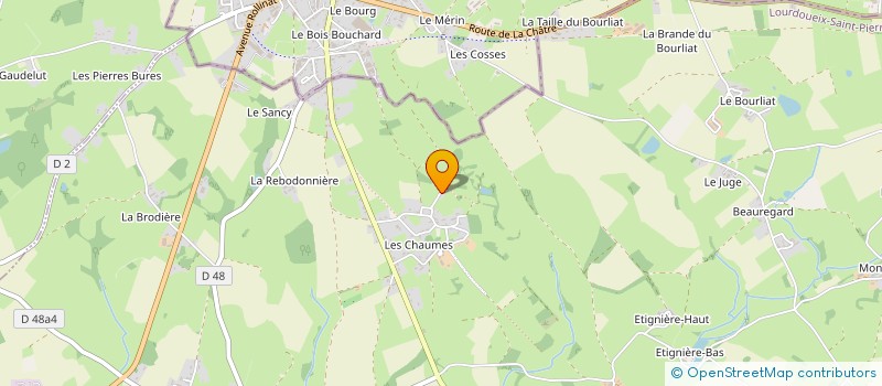 localisation de l'entreprise SCI LES CHAUMES à LOURDOUEIX-SAINT-PIERRE