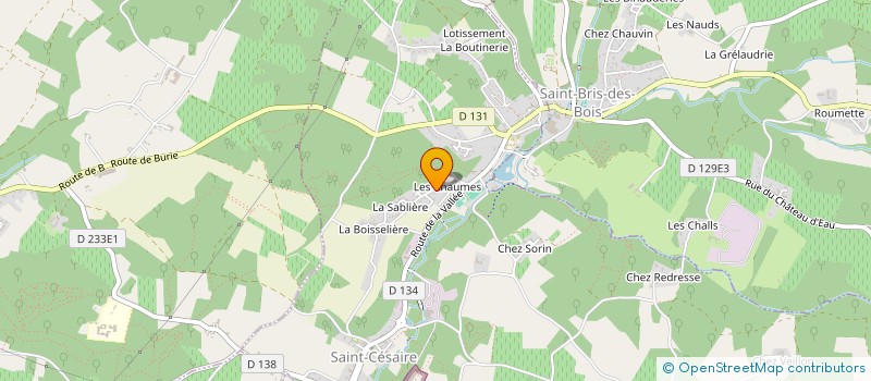 localisation de l'entreprise SCI LES CHAUMES DE PAQUES  ECOYEUX