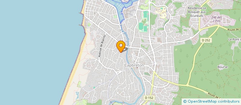 localisation de l'entreprise SCI LES CHAUMIERES DE L'ILE DE FRANCE à CAPBRETON