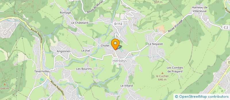 localisation de l'entreprise SCI LES CHAUMINES  HERBEYS