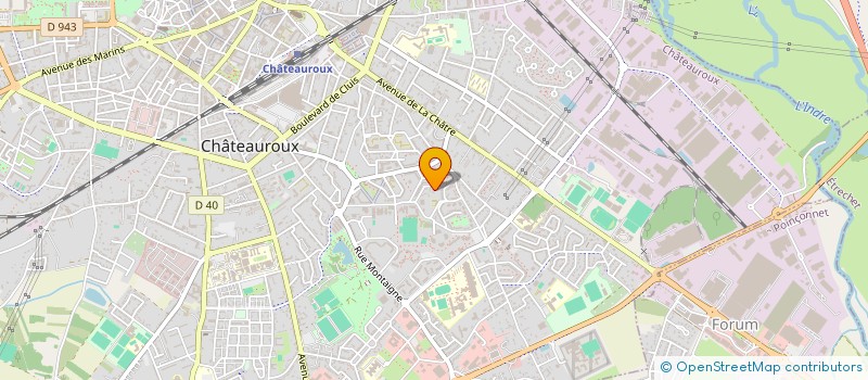 localisation de l'entreprise SCI LES CHAUMUSSONS à CHATEAUROUX