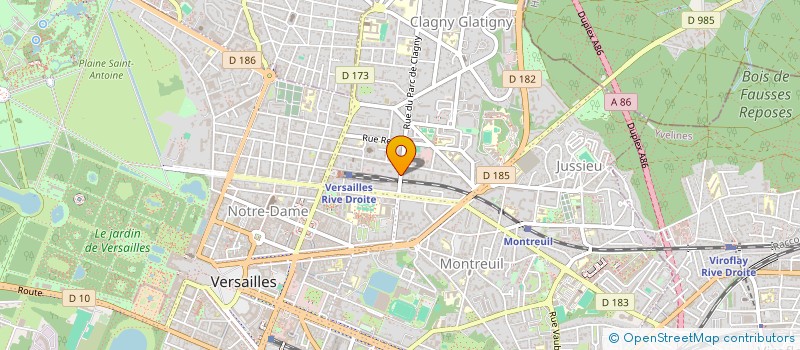 localisation de l'entreprise SCI LES CHAVANES à VERSAILLES