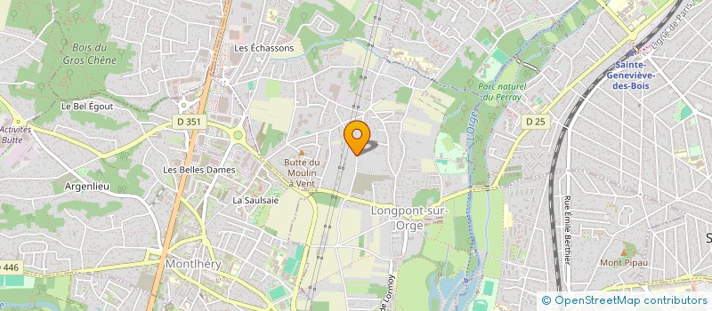 localisation de l'entreprise SCI LES CHEMINS DE GRANS  LONGPONT-SUR-ORGE