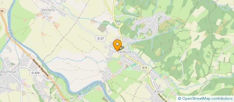 localisation de l'entreprise SCI LES CHENES  OLORON SAINTE MARIE