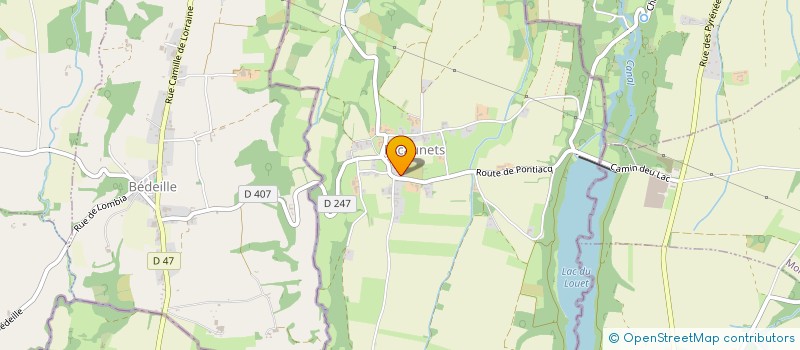 localisation de l'entreprise SCI LES CHENES  ARTAGNAN