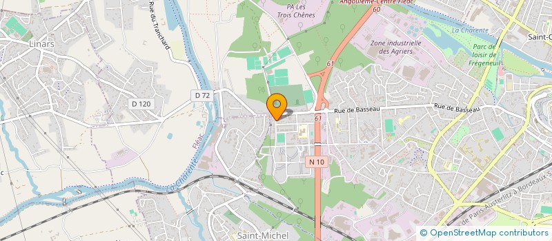 localisation de l'entreprise SCI LES CHENES à ANGOULEME