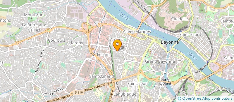 localisation de l'entreprise SCI LES CHENES à BAYONNE