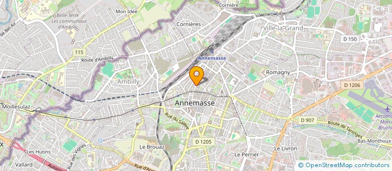 localisation de l'entreprise SCI LES CHENES à ANNEMASSE