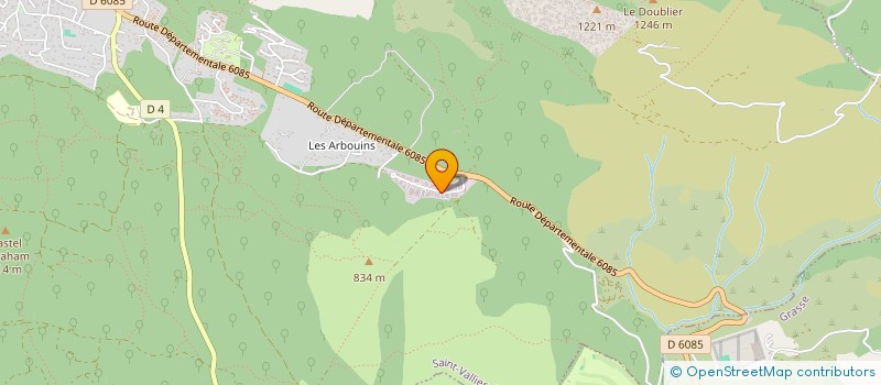 localisation de l'entreprise SCI LES CHENES  SAINT-VALLIER-DE-THIEY