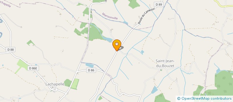 localisation de l'entreprise SCI LES CHENES  LAVIT