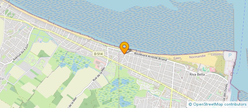 localisation de l'entreprise SCI LES CHENES  OUISTREHAM