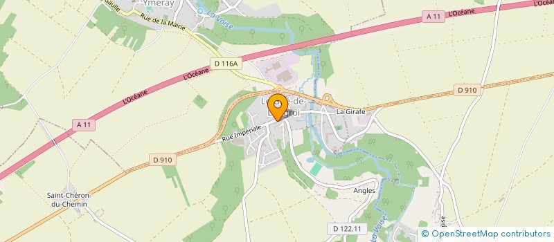 localisation de l'entreprise SCI LES CHENES à LA CHAPELLE-D'AUNAINVILLE