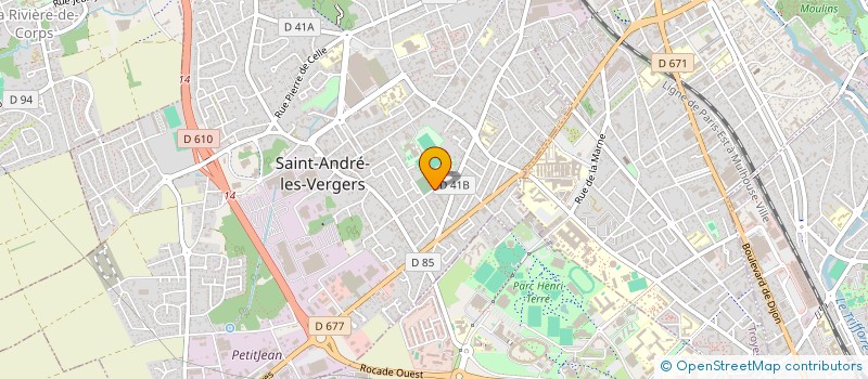 localisation de l'entreprise SCI  LES CHENES  SAINT-ANDRE-LES-VERGERS