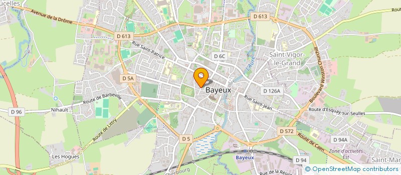 localisation de l'entreprise SCI LES CHENES  BAYEUX