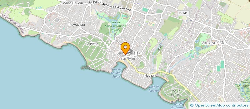 localisation de l'entreprise SCI LES CHENES  SAINT-PALAIS-SUR-MER