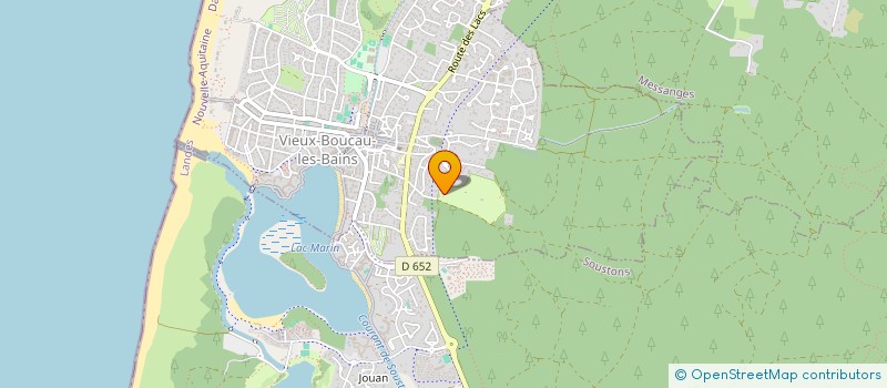 localisation de l'entreprise SCI LES CHENES  VIEUX-BOUCAU-LES-BAINS