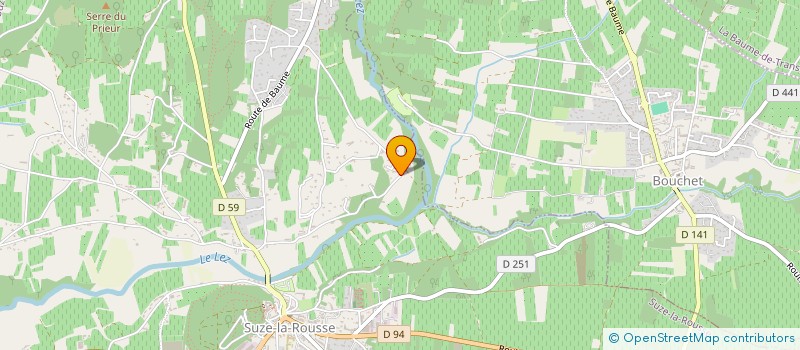 localisation de l'entreprise SCI LES CHENES  SUZE-LA-ROUSSE