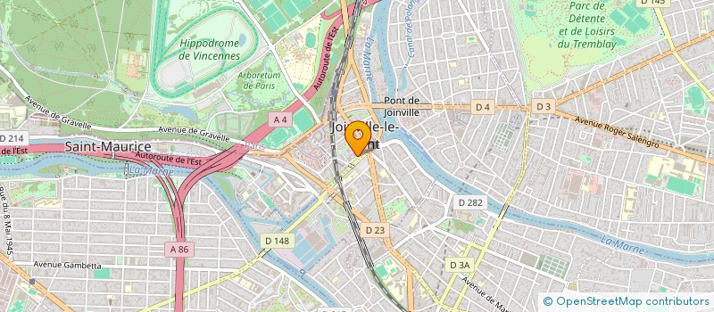 localisation de l'entreprise SCI LES CHENES à JOINVILLE-LE-PONT