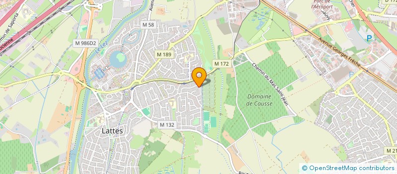 localisation de l'entreprise SCI LES CHENES à LATTES