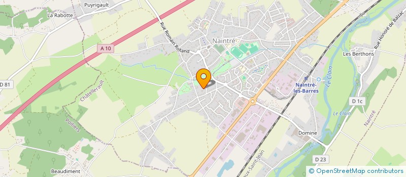 localisation de l'entreprise SCI LES CHENES  NAINTRE