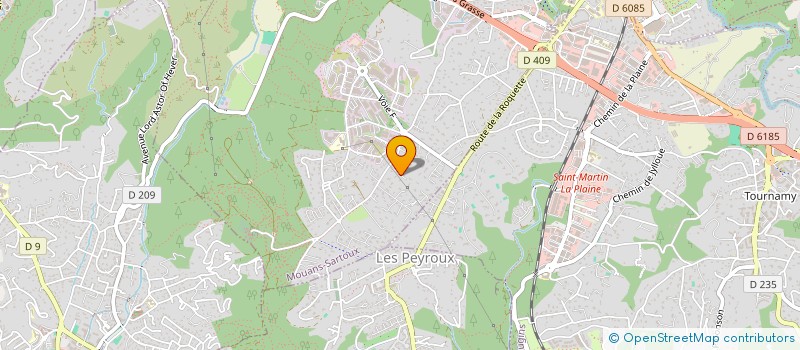 localisation de l'entreprise SCI LES CHENES à MOUANS-SARTOUX
