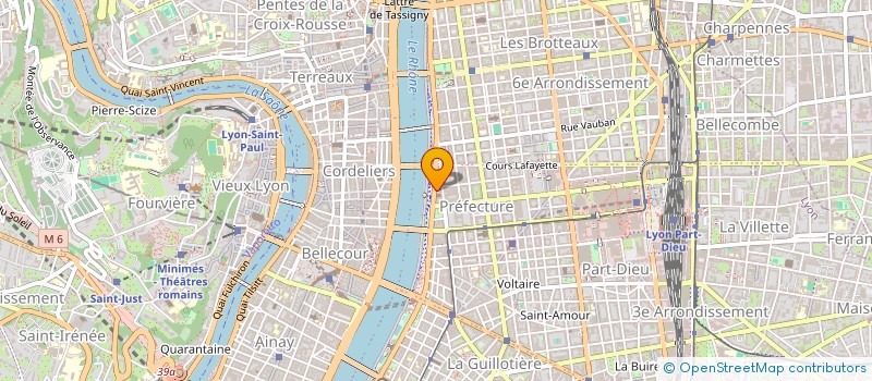 localisation de l'entreprise SCI LES CHENES  LYON