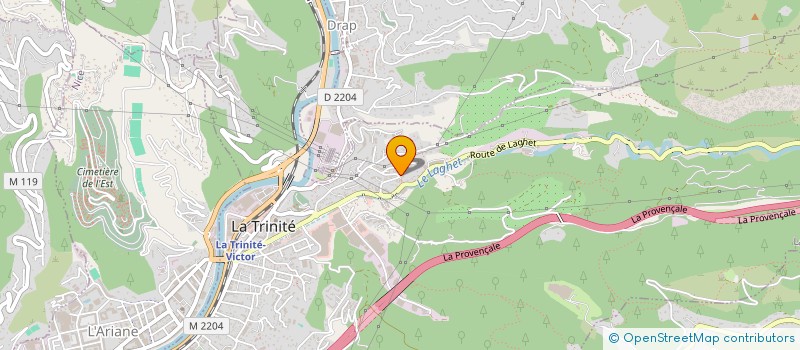 localisation de l'entreprise SCI LES CHENES à LA TRINITE