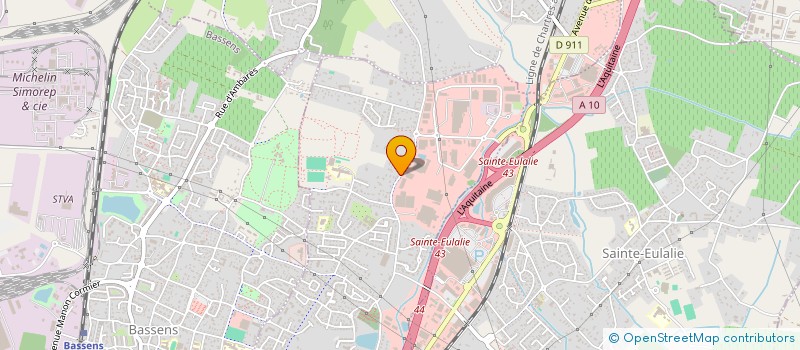 localisation de l'entreprise SCI LES CHENES  CARBON-BLANC