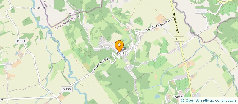 localisation de l'entreprise SCI LES CHENES  PORTET