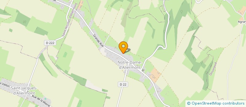 localisation de l'entreprise SCI LES CHENES  NOTRE-DAME-D'ALIERMONT