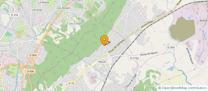 localisation de l'entreprise SCI LES CHENES  SAINT-PRIVAT-DES-VIEUX