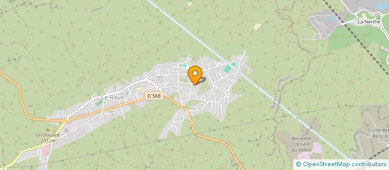 localisation de l'entreprise SCI LES CHENES  LE ROVE