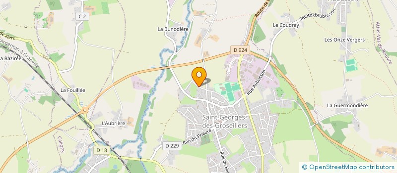 localisation de l'entreprise SCI LES CHENES à SAINT-GEORGES-DES-GROSEILLERS