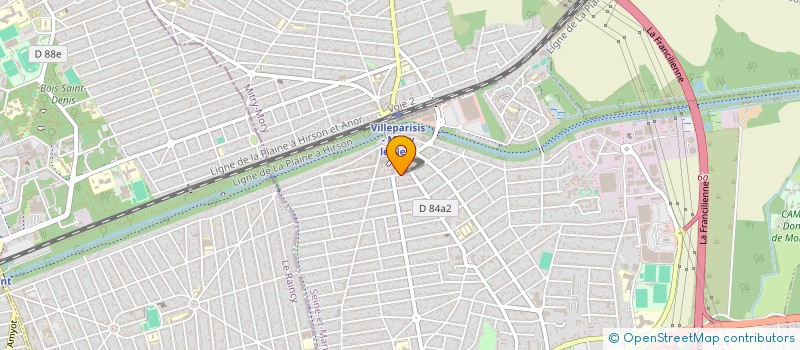 localisation de l'entreprise SCI LES CHENES  VILLEPARISIS