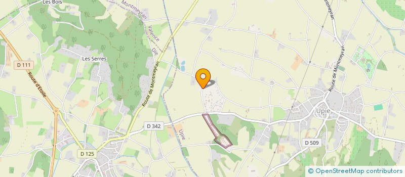 localisation de l'entreprise SCI LES CHENES  LA BAUME-CORNILLANE