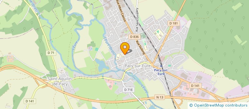 localisation de l'entreprise SCI LES CHENES  PACY-SUR-EURE
