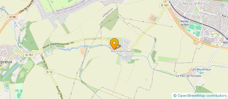 localisation de l'entreprise SCI LES CHENES  RENNEMOULIN