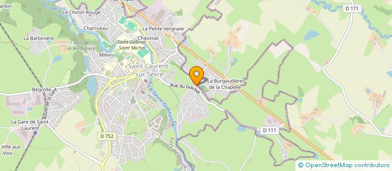 localisation de l'entreprise SCI LES CHENES à SAINT-LAURENT-SUR-SEVRE