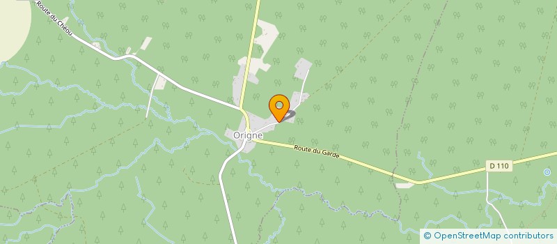 localisation de l'entreprise SCI LES CHENES  ORIGNE