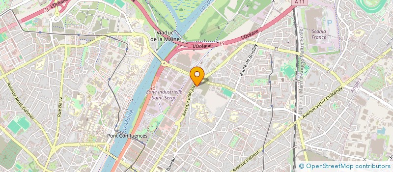 localisation de l'entreprise SCI LES CHENES DE CHALONGES à ANGERS