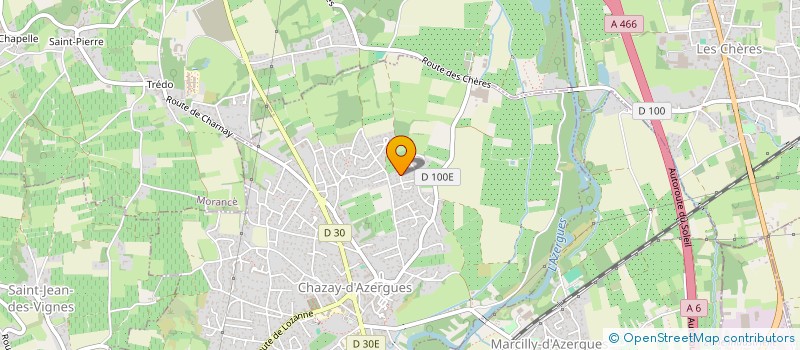 localisation de l'entreprise SCI LES CHENES DE LA VALLEE  CHAZAY-D'AZERGUES