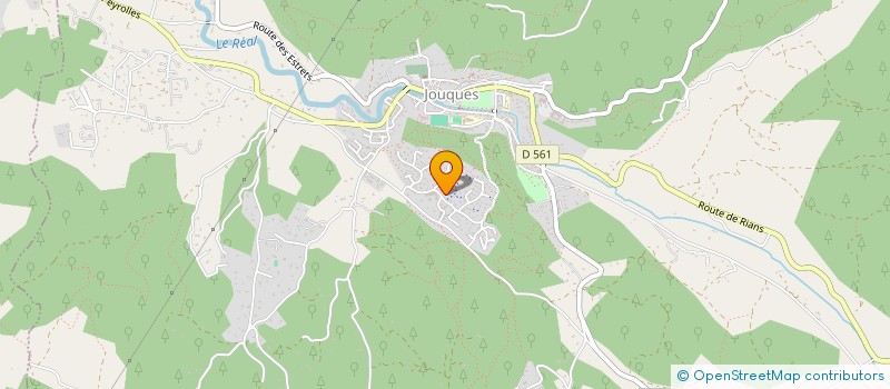 localisation de l'entreprise SCI LES CHENES REAL  JOUQUES