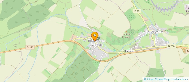 localisation de l'entreprise SCI LES CHENES ROUGES  ROUVRES-EN-XAINTOIS
