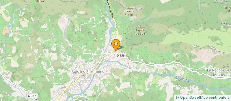 localisation de l'entreprise SCI LES CHENES VERTS  MOLLANS-SUR-OUVEZE