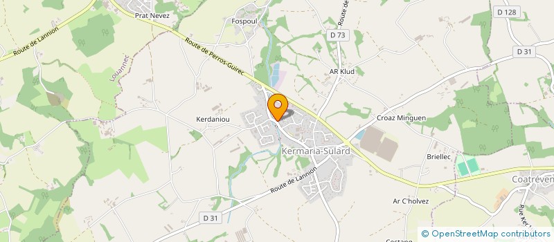 localisation de l'entreprise SCI LES CHENES VERTS à KERMARIA-SULARD