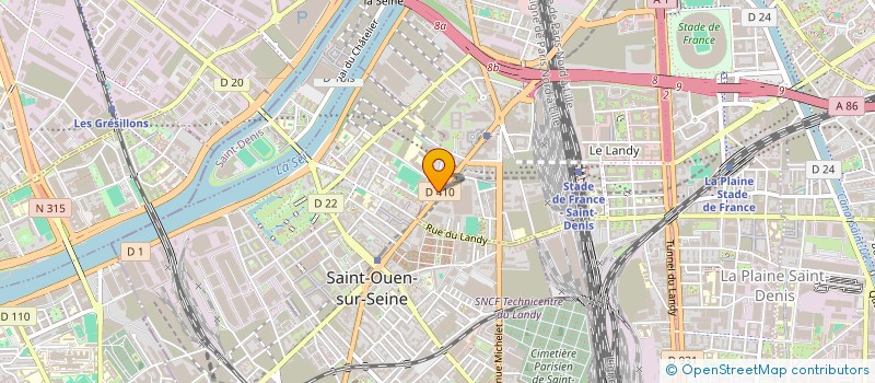 localisation de l'entreprise SCI LES CHENEVELLES à SAINT-DENIS